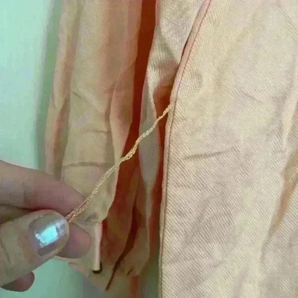 Maeve Peach Button-Up Blouse - Picture 6 of 6